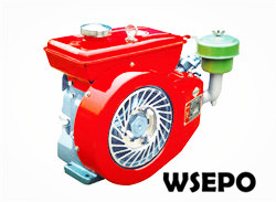 WSE-165F 3hp Horizontal Air Cooled 4-stroke Small Diesel Engine - Click Image to Close